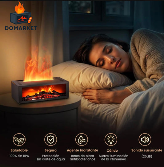 Difusor de aroma con diseño de llama