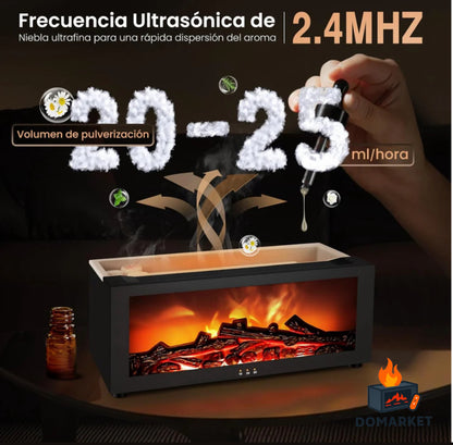 Difusor de aroma con diseño de llama